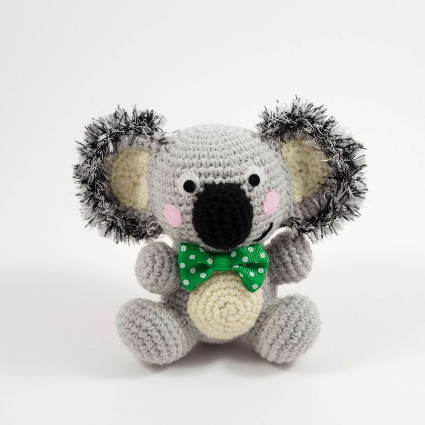 crochet ben the koala front view