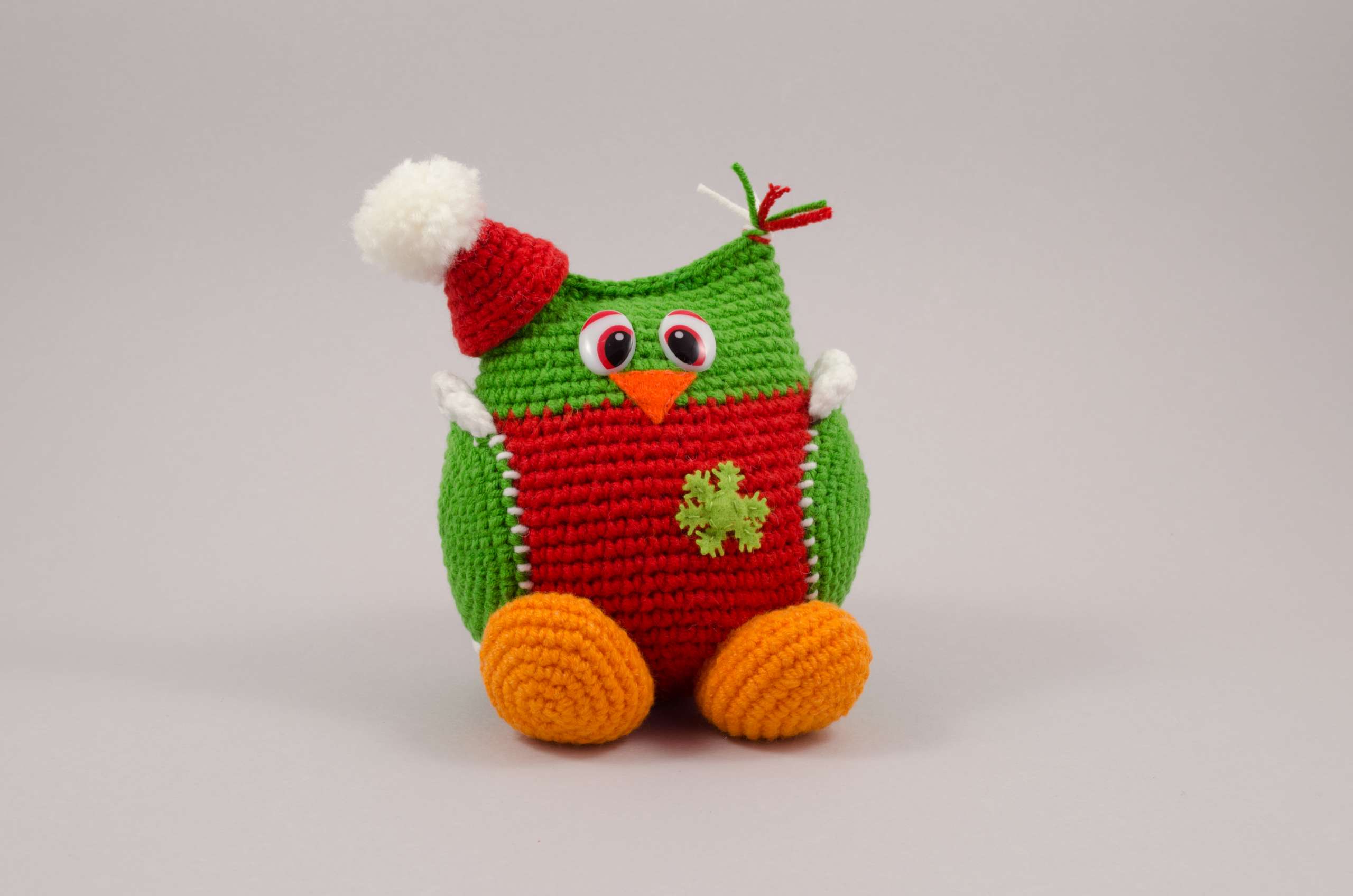 crochet christmas owl