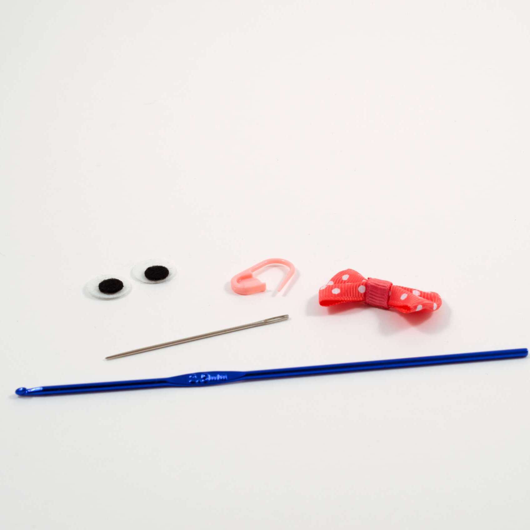crochet mouse diy kit supplies
