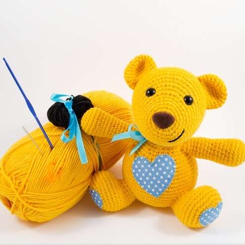 crochet teddy bear diy kit
