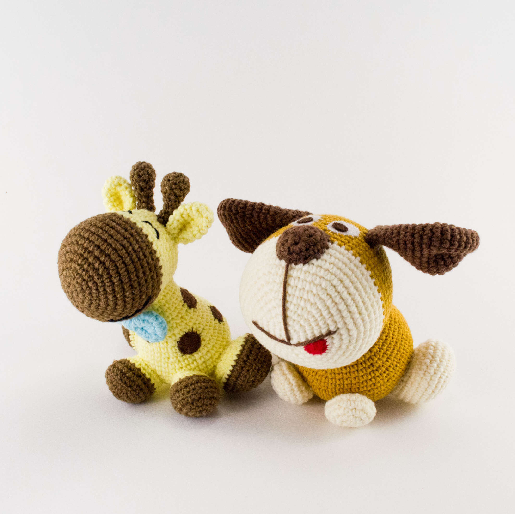 crochet dog and giraffe pattern