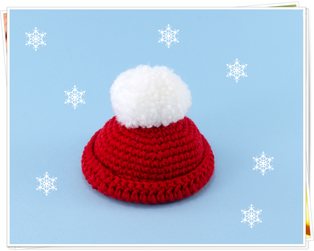 crochet Santa Claus hat