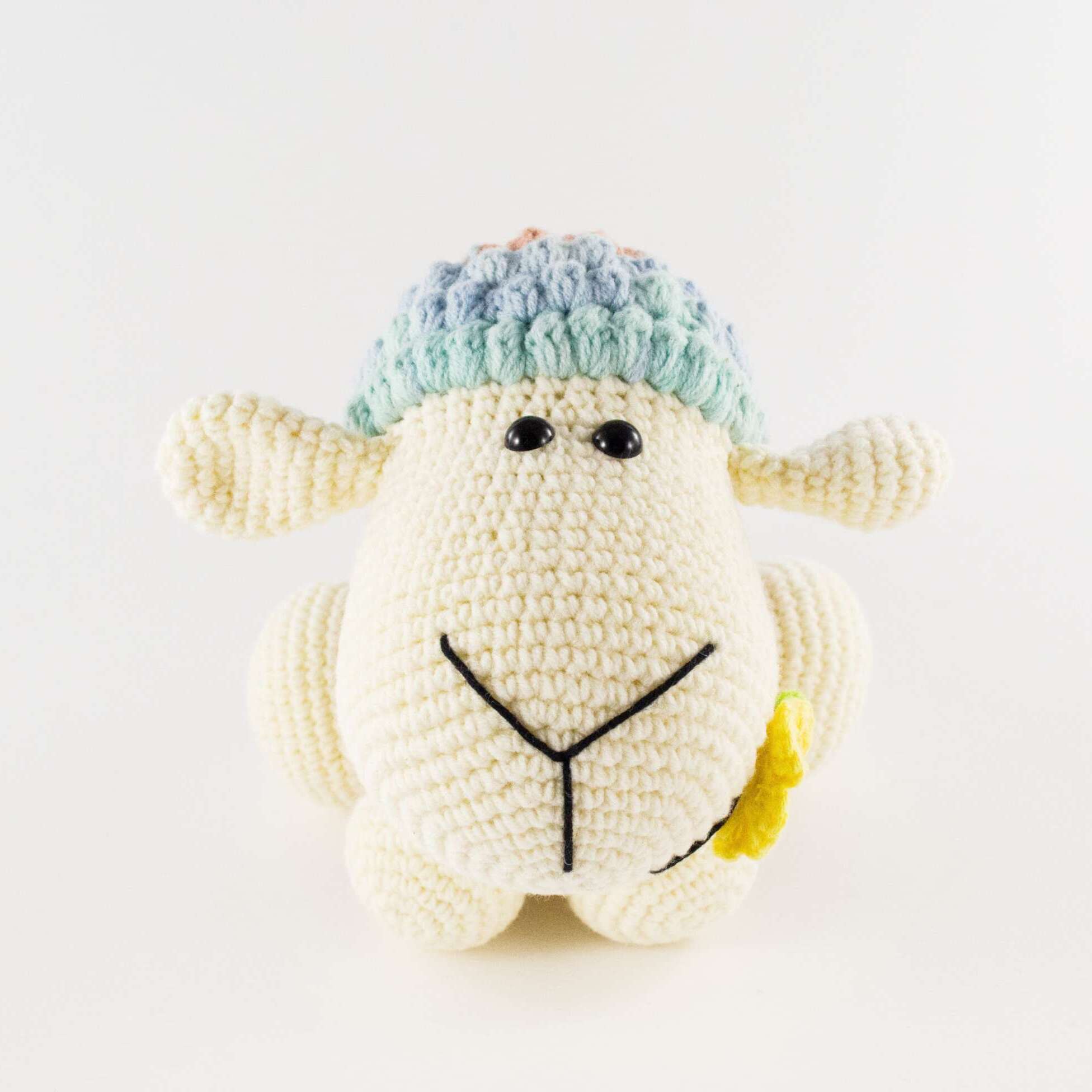 crochet wooly the sheep front view