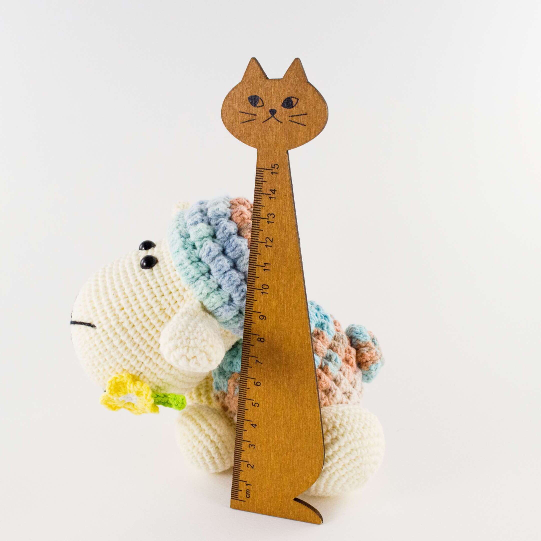 crochet sheep toy size