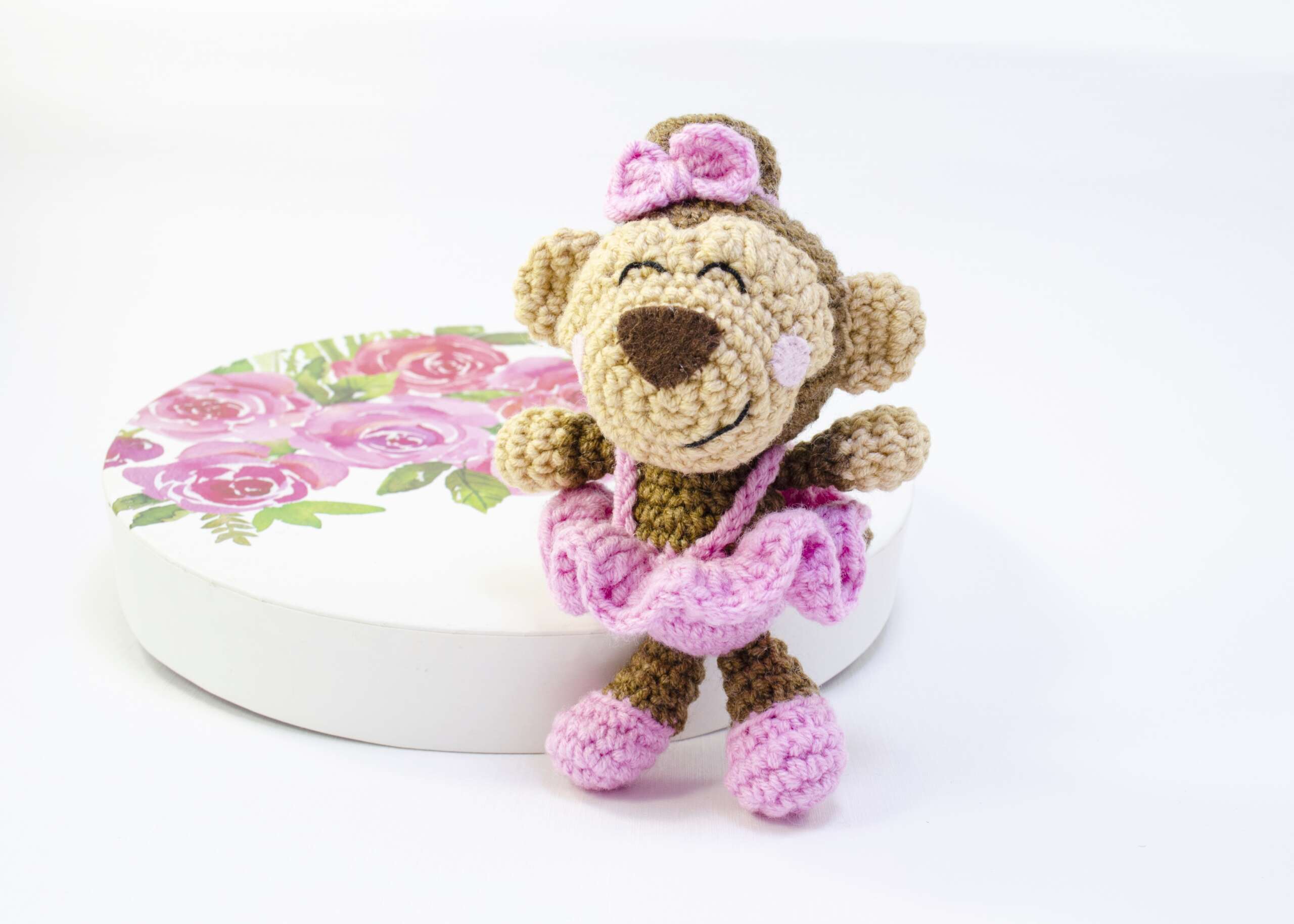 Crochet Monkey Ballerina