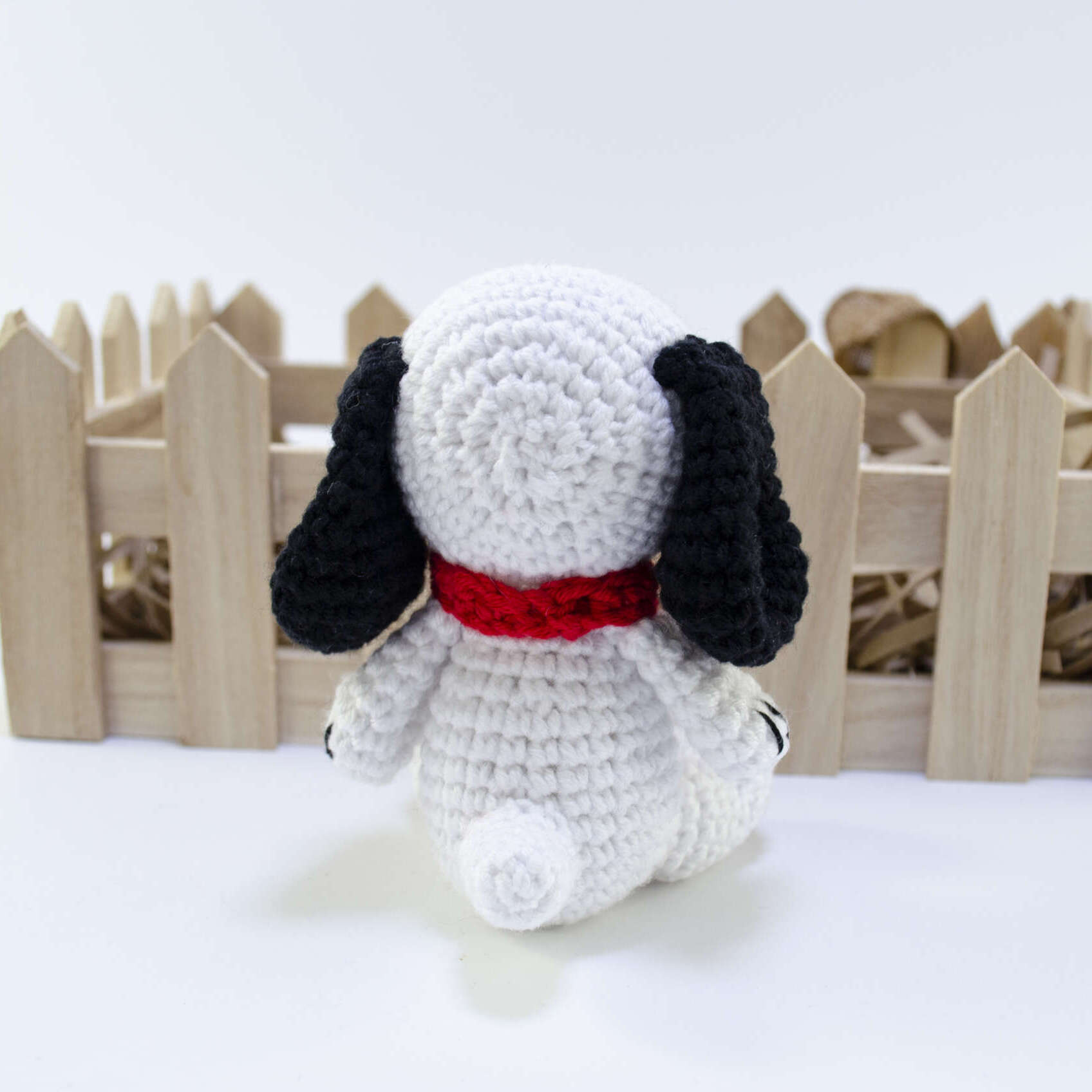 amigurumi snoopy back