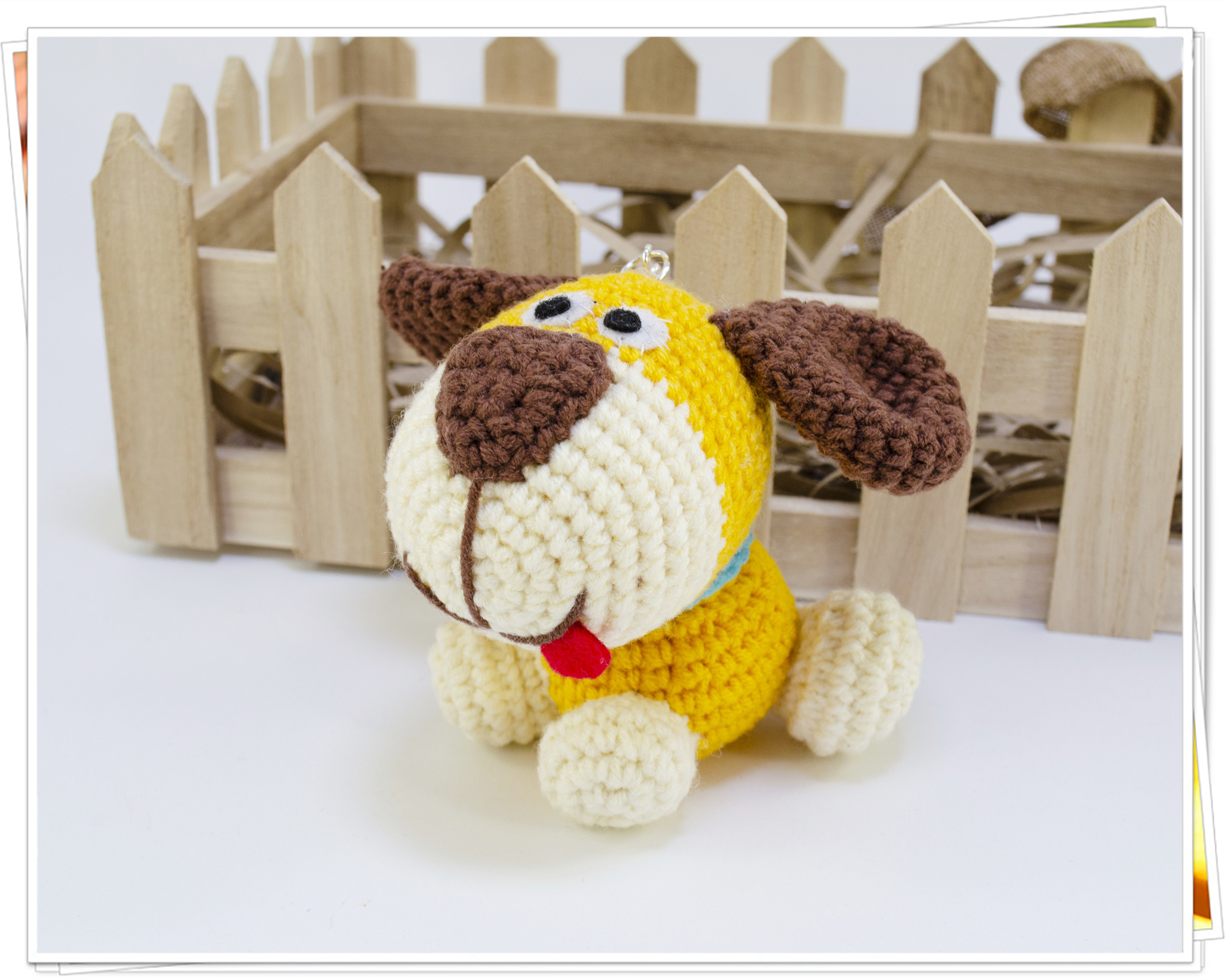 Crochet Puppy Keychain - Image 9