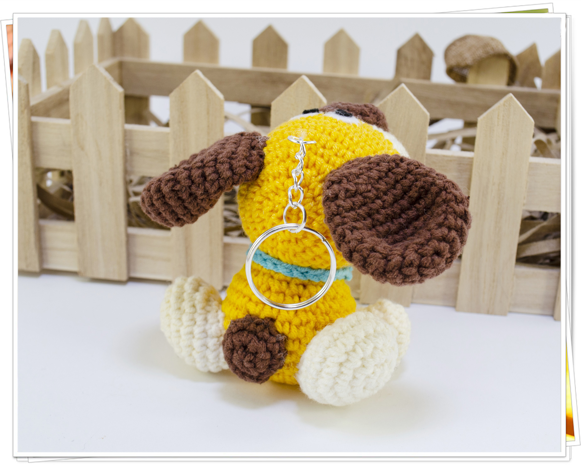 Crochet Puppy Keychain - Image 7