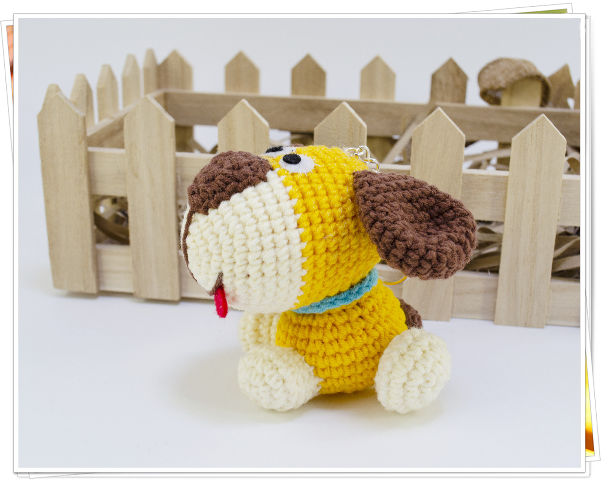 Crochet Puppy Keychain - Image 6