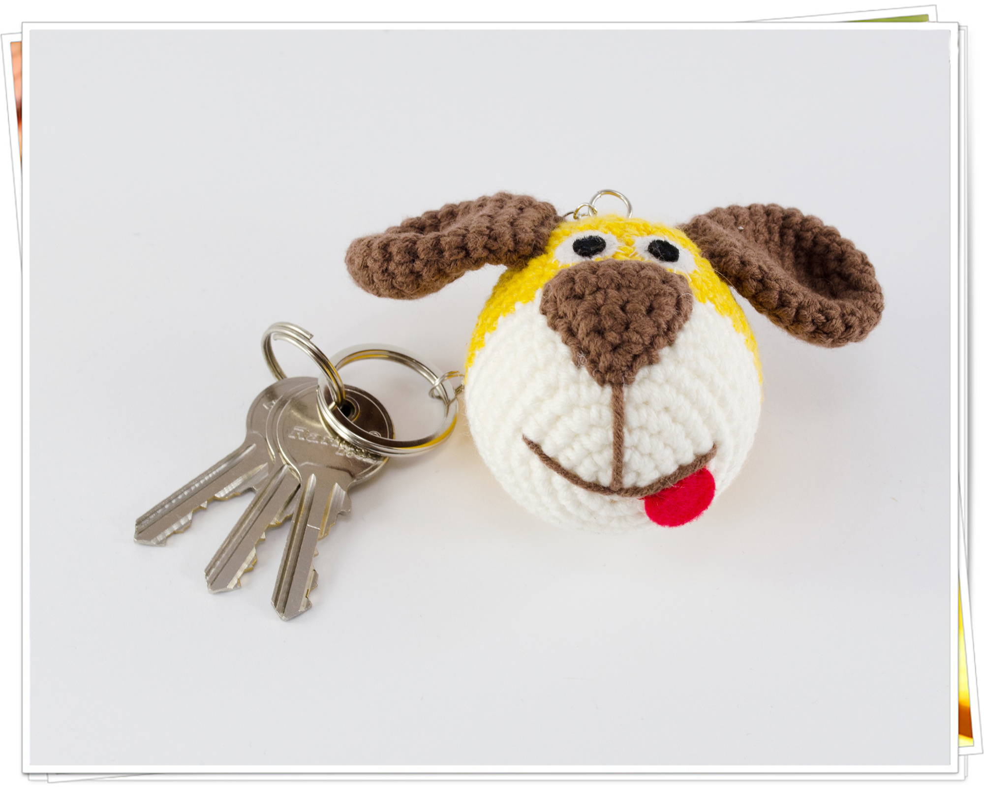 Crochet Puppy Keychain - Image 4