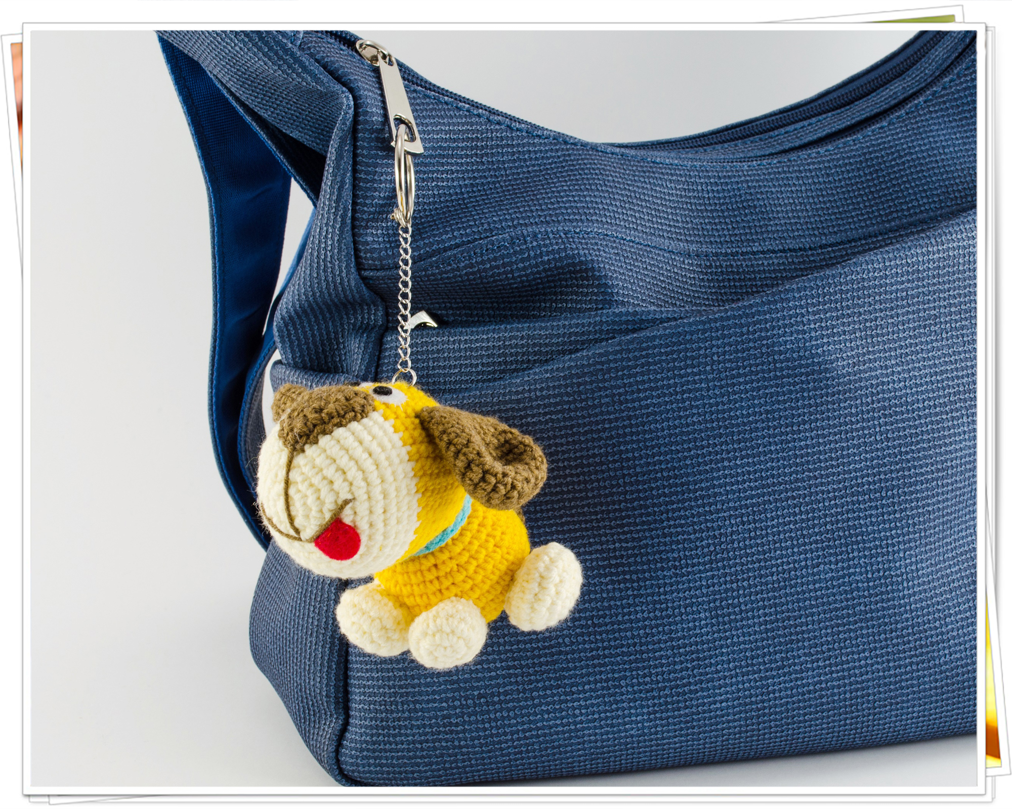 Crochet Puppy Keychain - Image 2